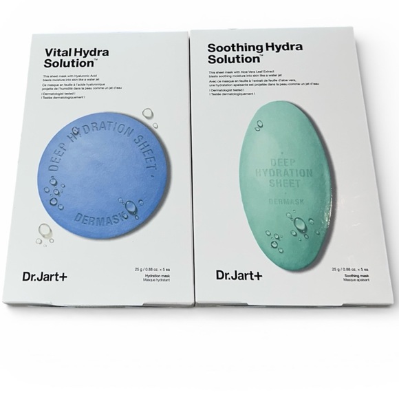 Dr Jart Hydra Solution Face Masks Set of 10 NIB Skincare Gift